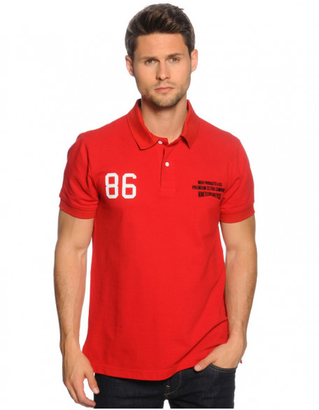 Mishumo Polo Shirt, red